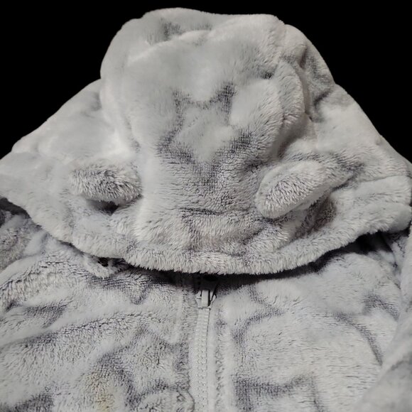 Wonder Nation Infant Hooded Snowsuit With Mitten Cuffs 3-6 Months - Picture 3 of 5